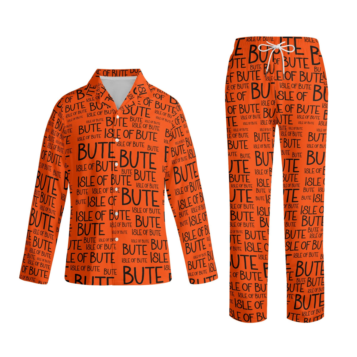 Adult Isle of Bute Long-Sleeve Pyjama Set - Free p&p Worldwide