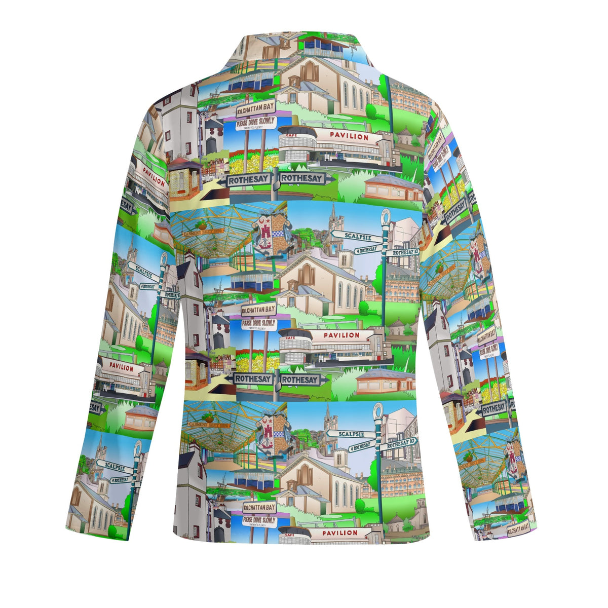 Adult Isle of Bute Long-Sleeve Pyjama Set - Free p&p Worldwide