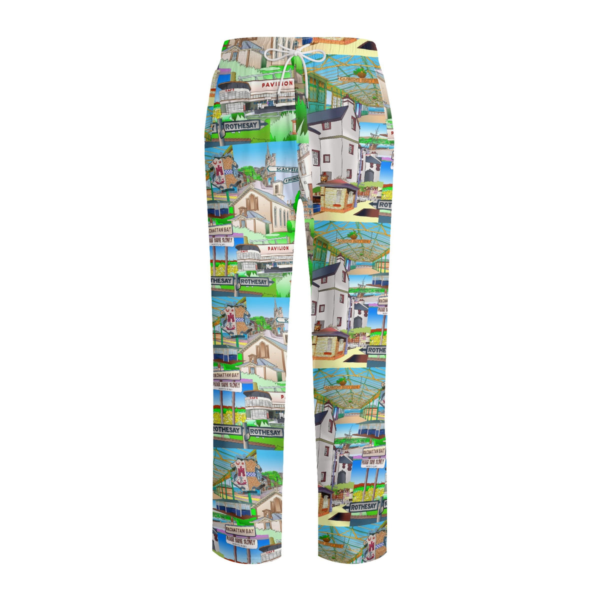 Adult Isle of Bute Long-Sleeve Pyjama Set - Free p&p Worldwide