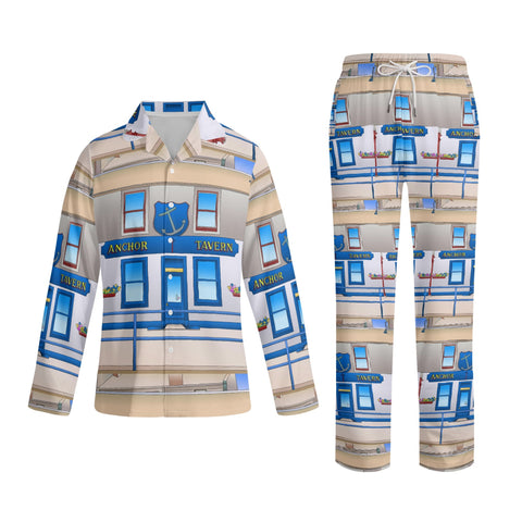 Adult The Anchor Tavern Isle of Bute Long-Sleeve Pyjama Set - Free p&p Worldwide