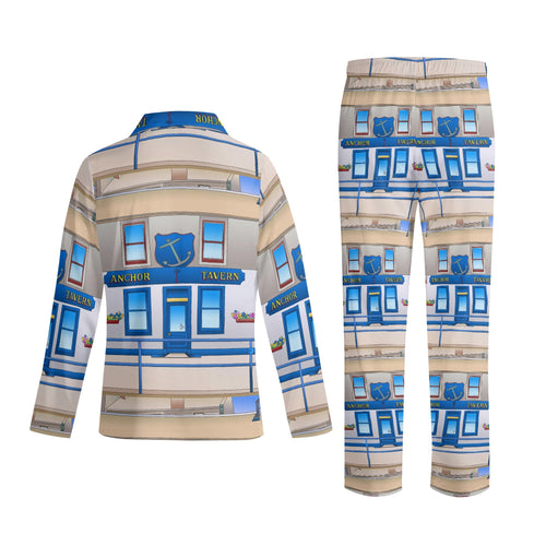 Adult The Anchor Tavern Isle of Bute Long-Sleeve Pyjama Set - Free p&p Worldwide