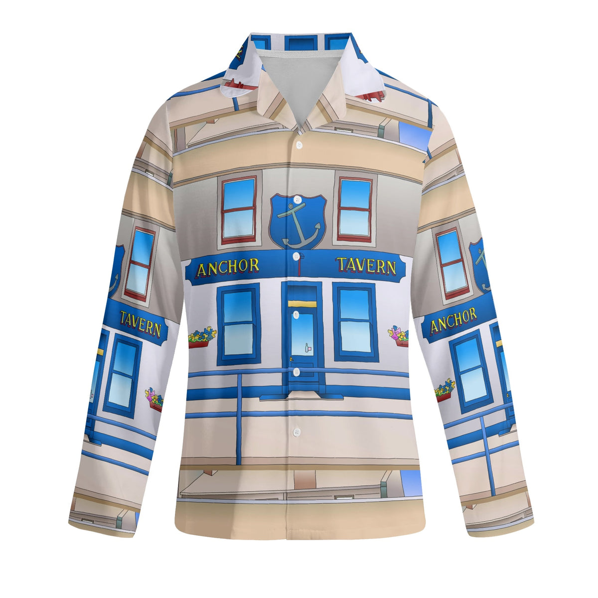 Adult The Anchor Tavern Isle of Bute Long-Sleeve Pyjama Set - Free p&p Worldwide