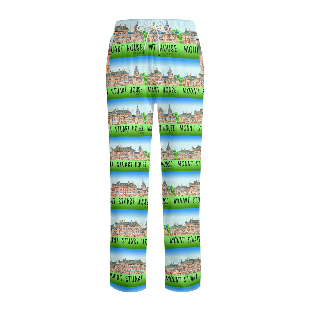 Adult Mount Stuart Isle of Bute Long-Sleeve Pyjama Set - Free p&p Worldwide