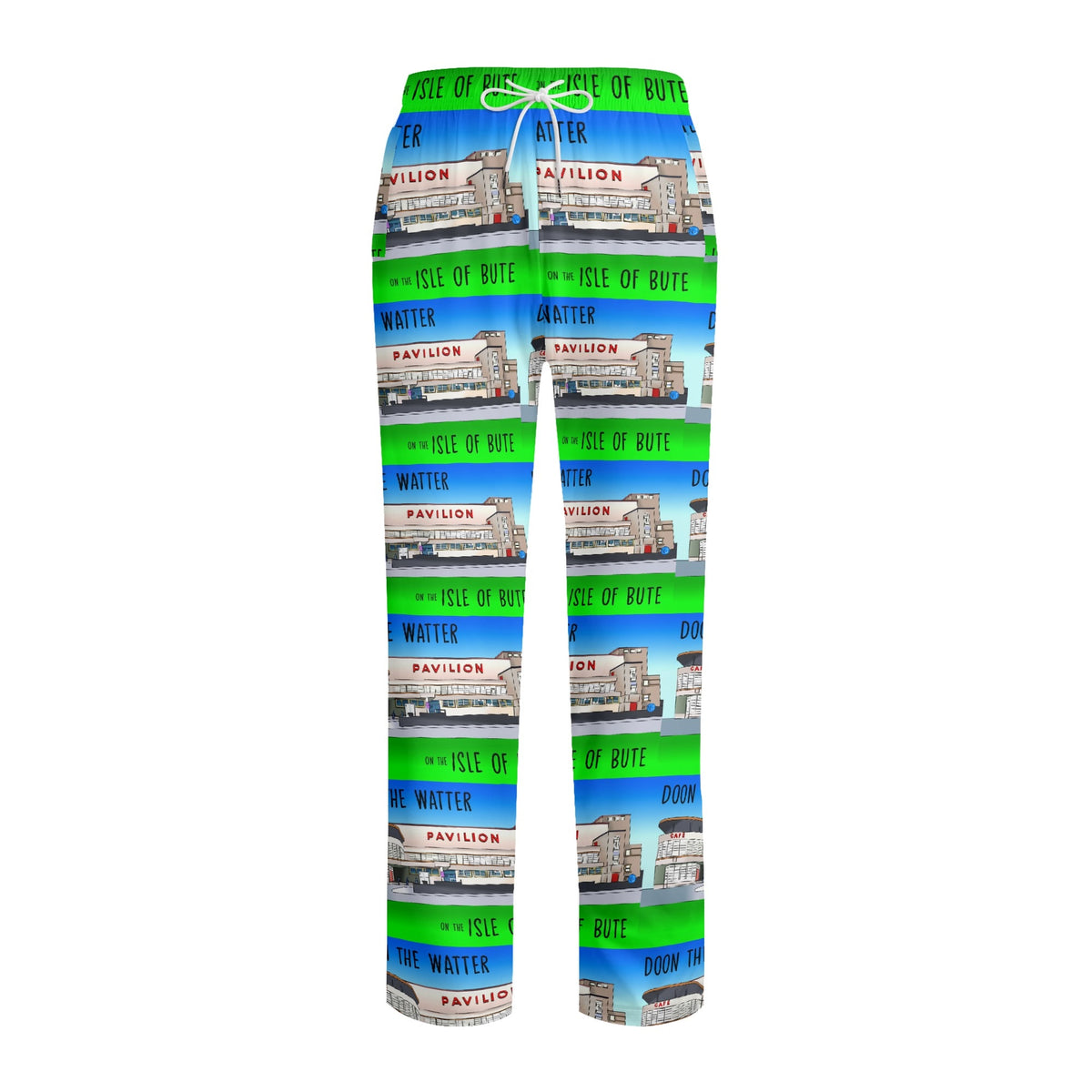 Adult Rothesay Pavilion Isle of Bute Long-Sleeve Pyjama Set - Free p&p Worldwide
