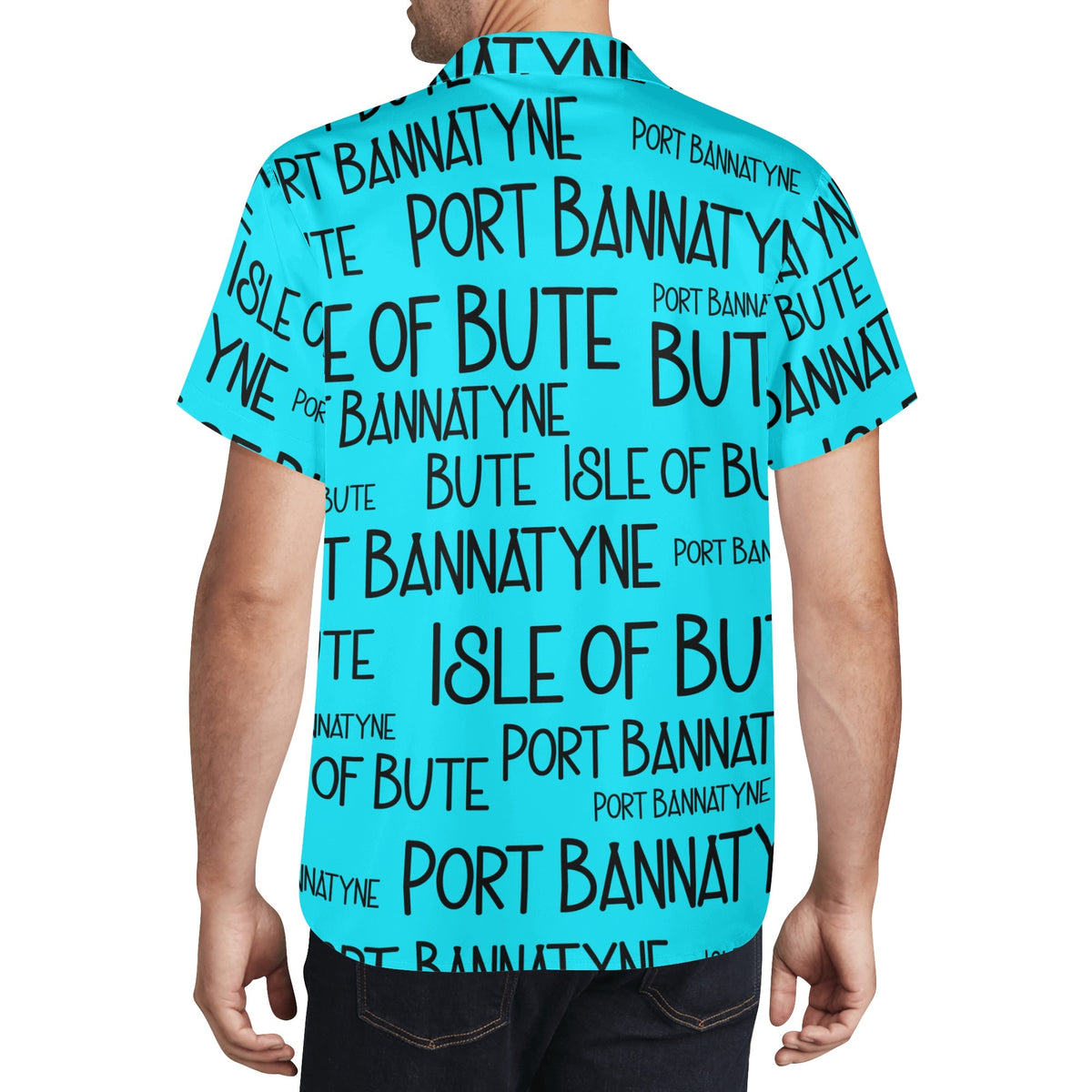 Isle of Bute Men's Casual Hawaiian Shirt - Free p&p Worldwide