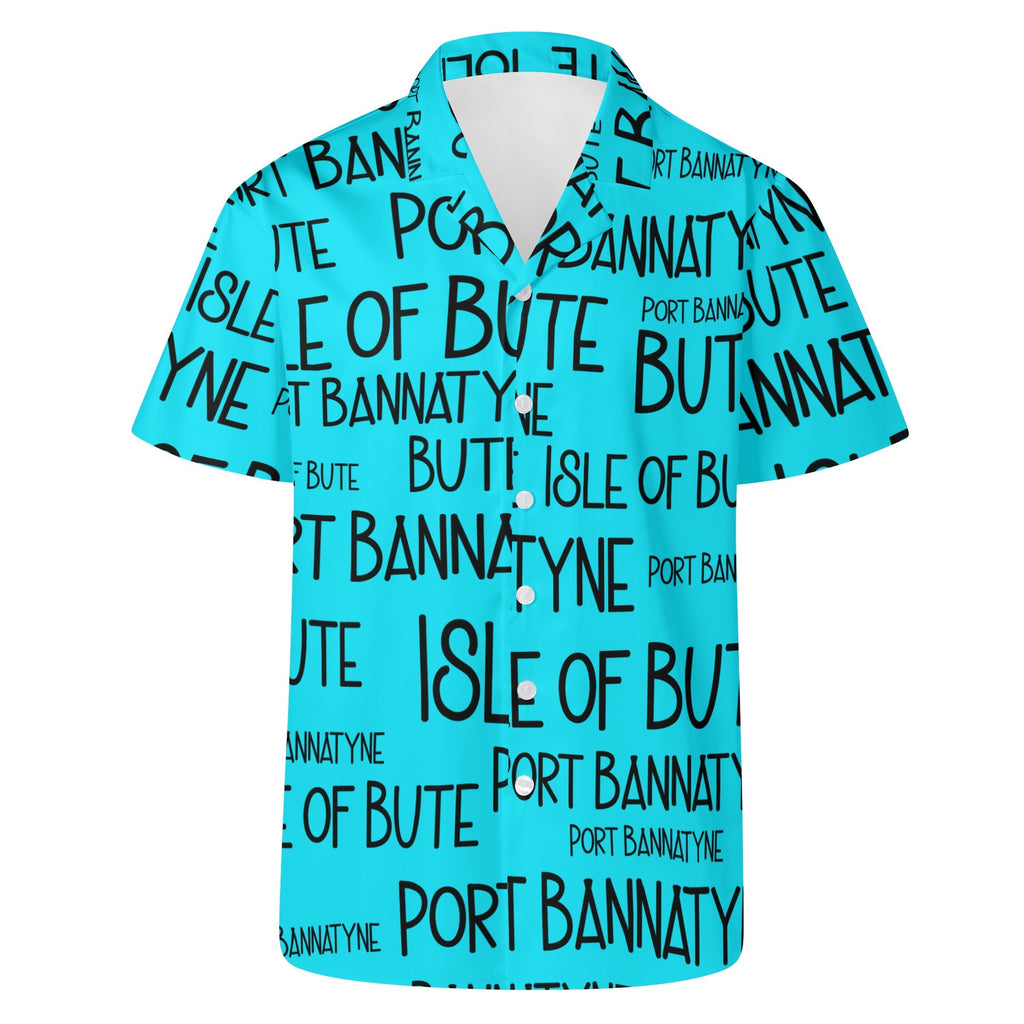 Isle of Bute Men's Casual Hawaiian Shirt - Free p&p Worldwide