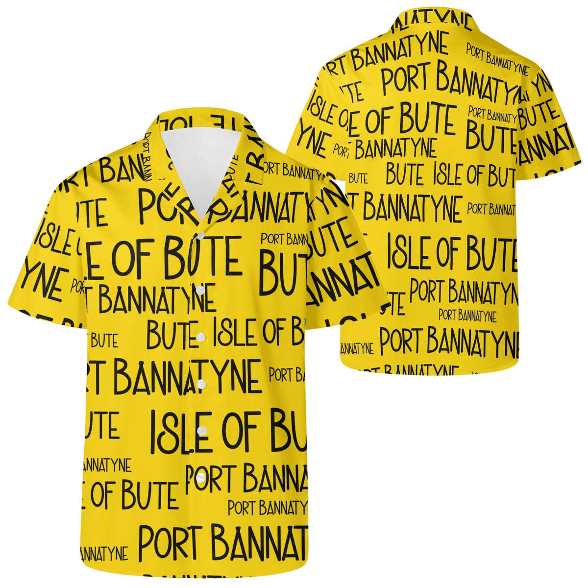 Isle of Bute Men's Casual Hawaiian Shirt - Free p&p Worldwide