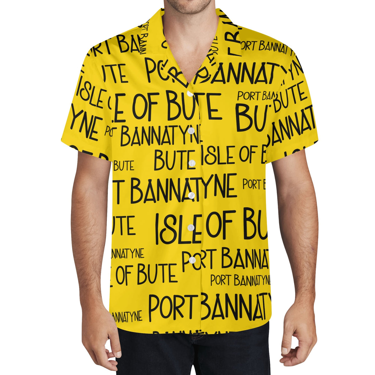 Isle of Bute Men's Casual Hawaiian Shirt - Free p&p Worldwide