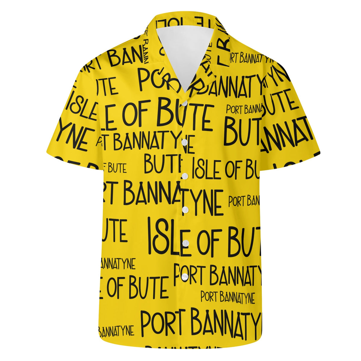 Isle of Bute Men's Casual Hawaiian Shirt - Free p&p Worldwide