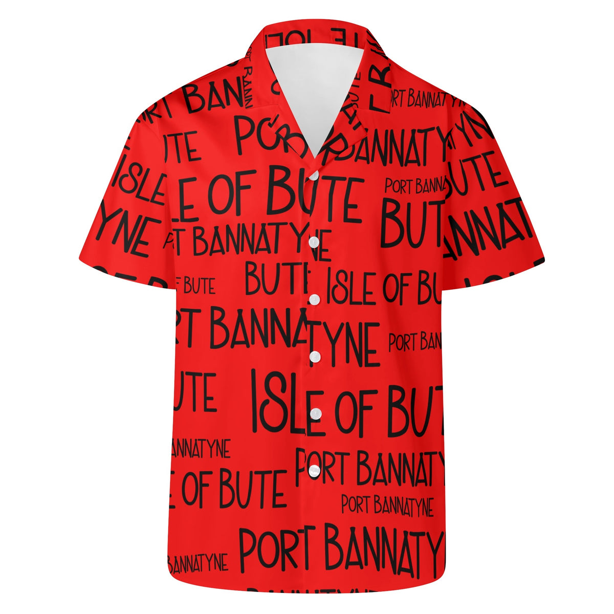 Isle of Bute Men's Casual Hawaiian Shirt - Free p&p Worldwide