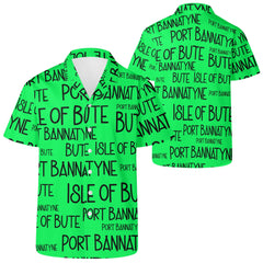 Isle of Bute Men's Casual Hawaiian Shirt - Free p&p Worldwide