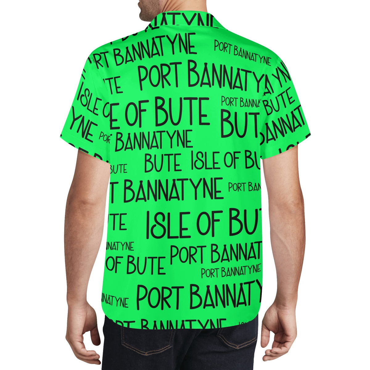 Isle of Bute Men's Casual Hawaiian Shirt - Free p&p Worldwide
