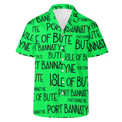 Isle of Bute Men's Casual Hawaiian Shirt - Free p&p Worldwide