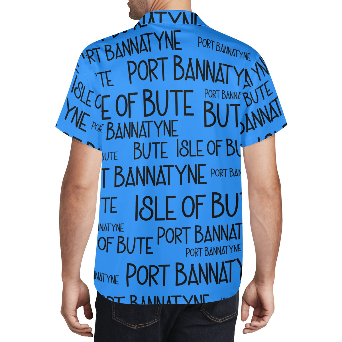 Isle of Bute Men's Casual Hawaiian Shirt - Free p&p Worldwide