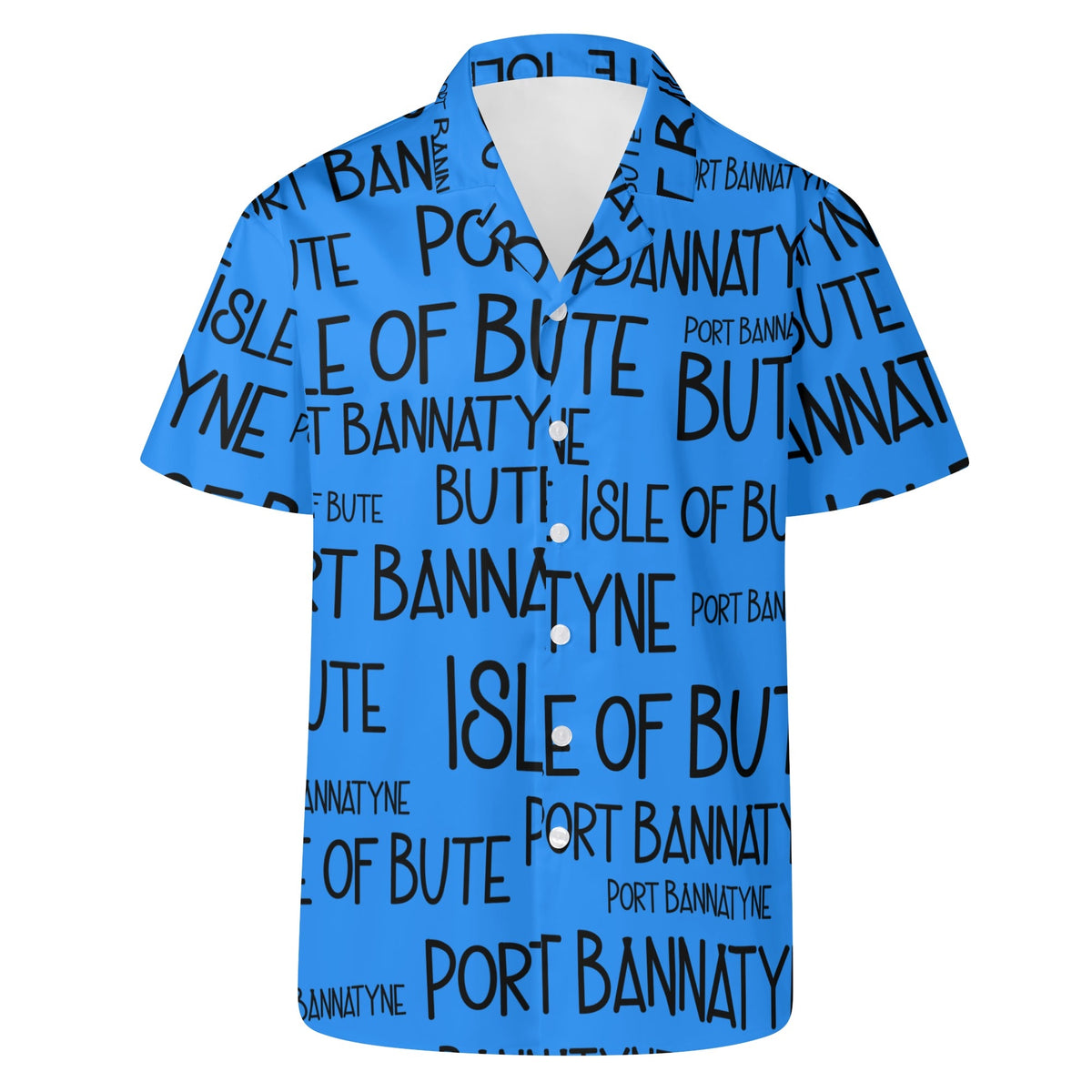 Isle of Bute Men's Casual Hawaiian Shirt - Free p&p Worldwide