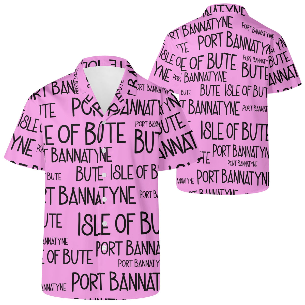 Isle of Bute Men's Casual Hawaiian Shirt - Free p&p Worldwide