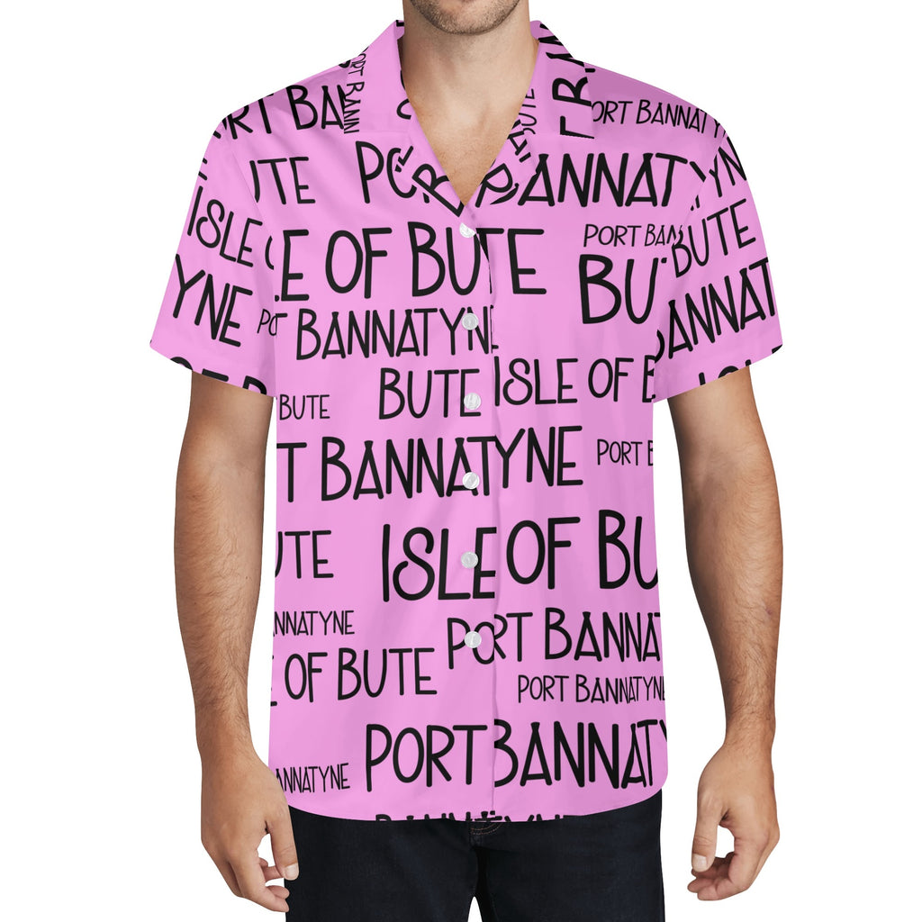 Isle of Bute Men's Casual Hawaiian Shirt - Free p&p Worldwide