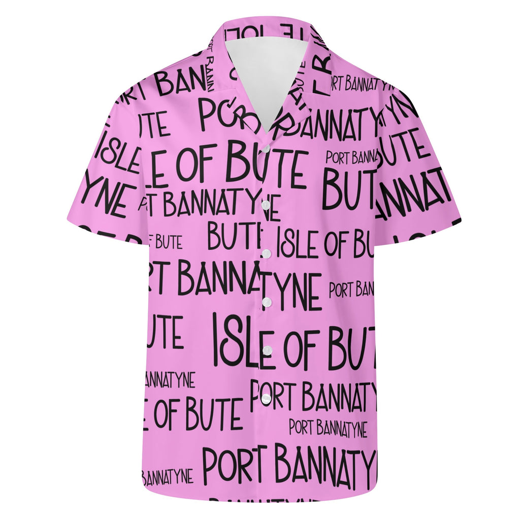 Isle of Bute Men's Casual Hawaiian Shirt - Free p&p Worldwide