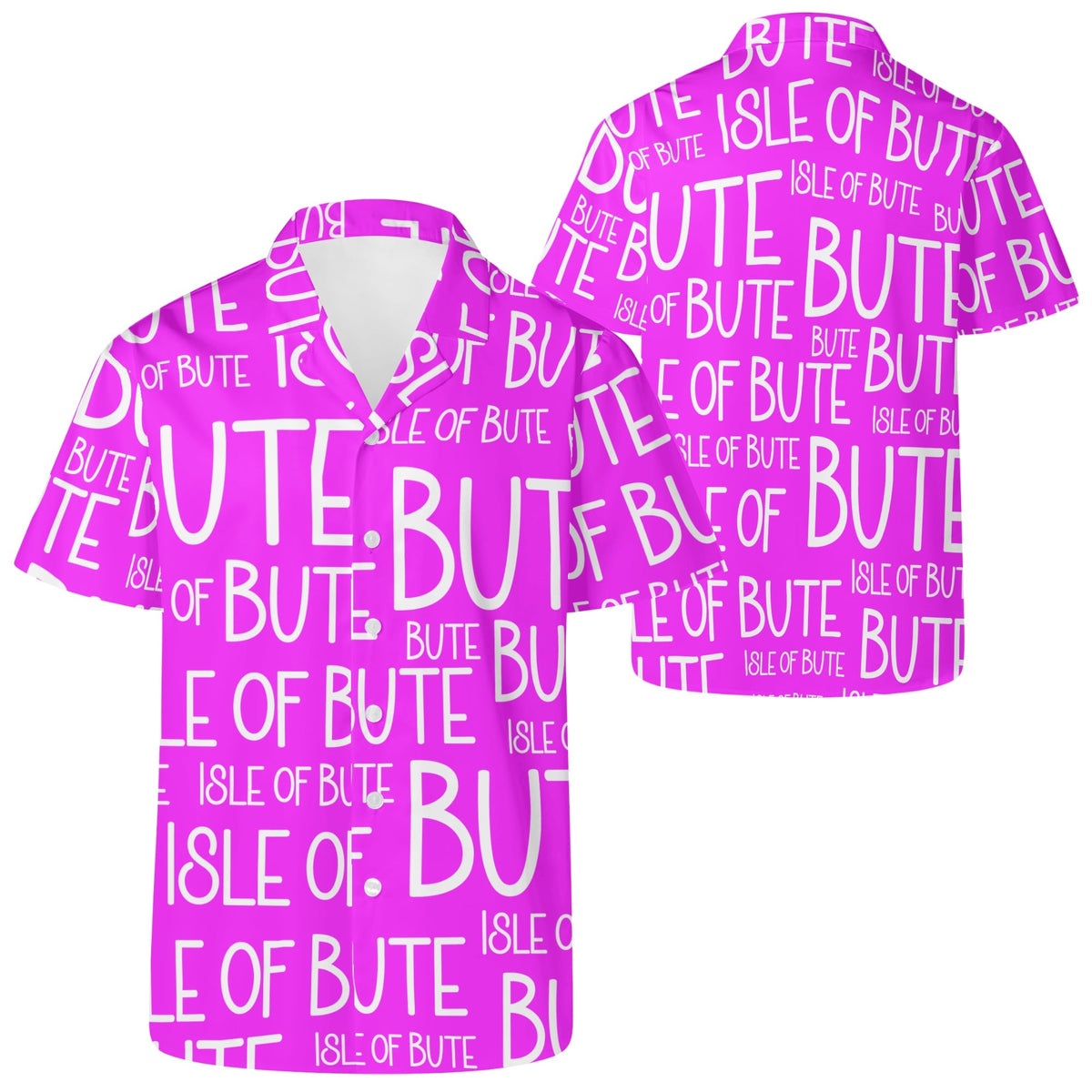 Isle of Bute Men's Casual Hawaiian Shirt - Free p&p Worldwide