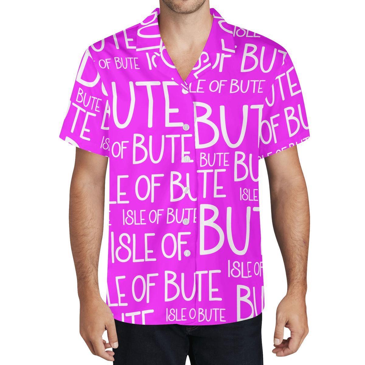 Isle of Bute Men's Casual Hawaiian Shirt - Free p&p Worldwide