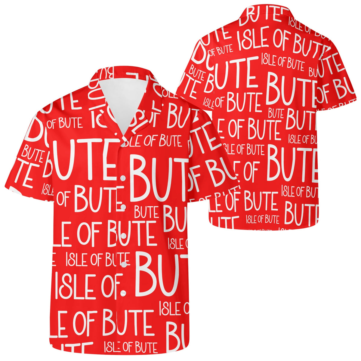 Isle of Bute Men's Casual Hawaiian Shirt - Free p&p Worldwide