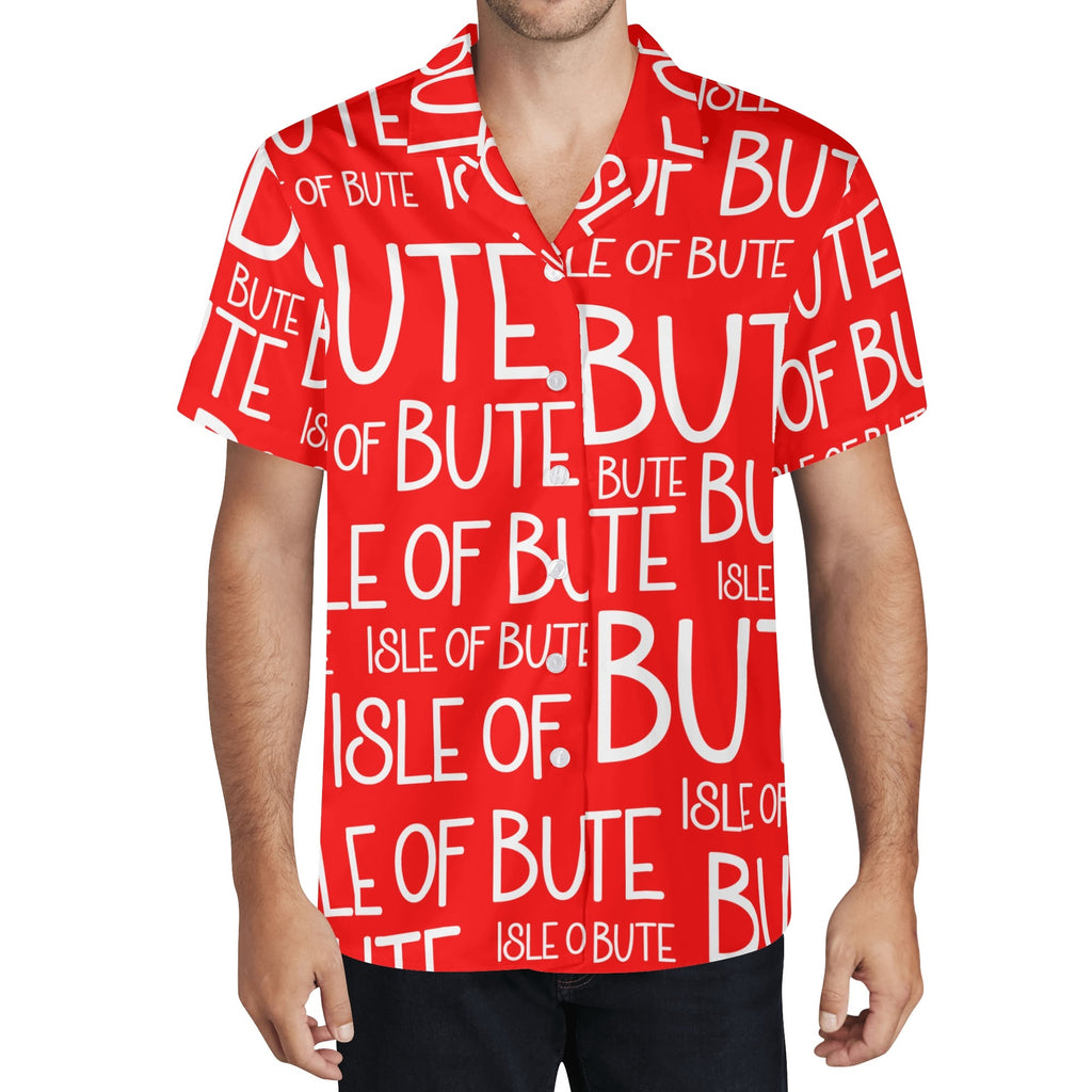 Isle of Bute Men's Casual Hawaiian Shirt - Free p&p Worldwide