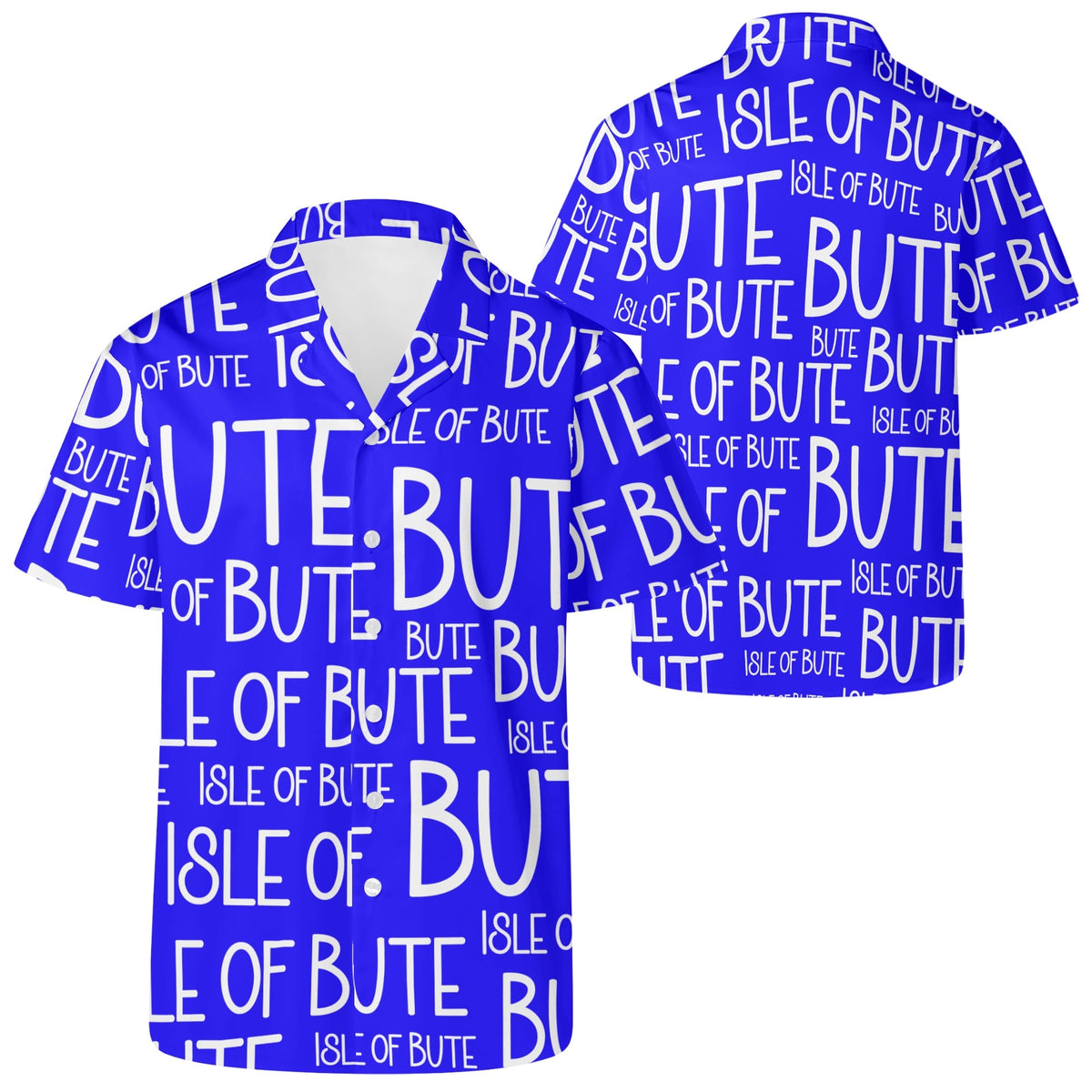 Isle of Bute Men's Casual Hawaiian Shirt - Free p&p Worldwide