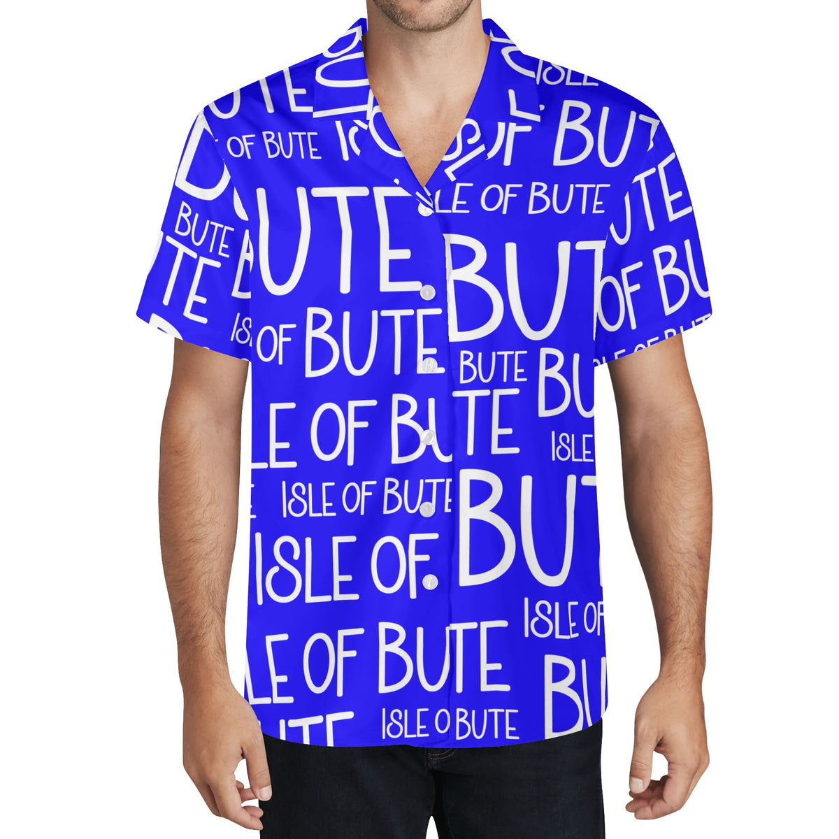 Isle of Bute Men's Casual Hawaiian Shirt - Free p&p Worldwide