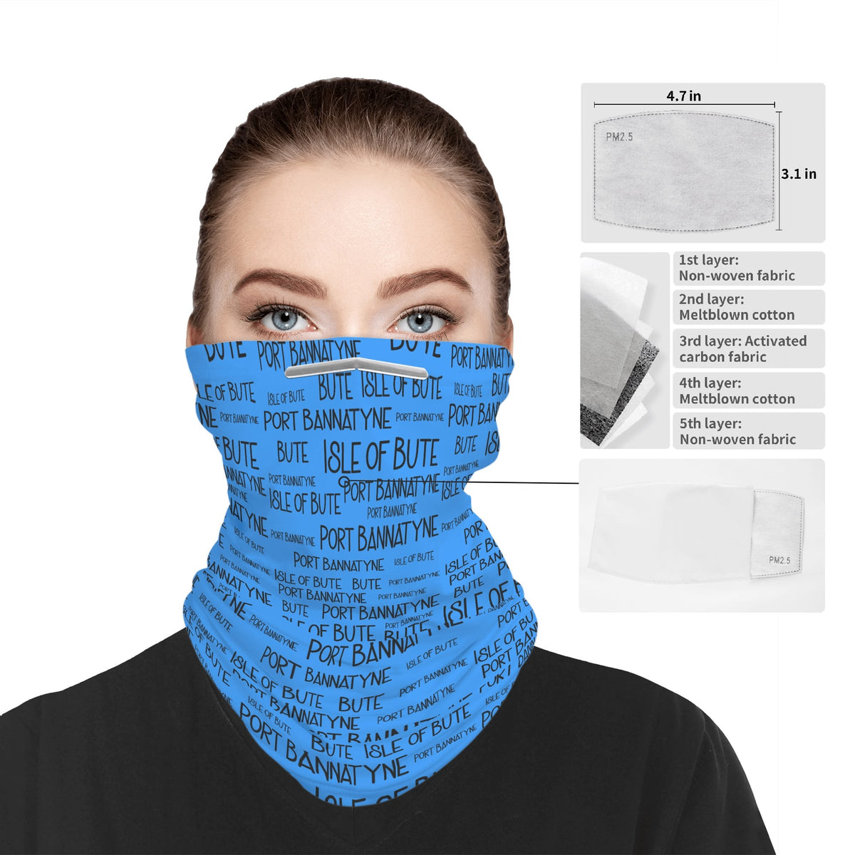 Isle of Bute Bandanas – Colourful Bute Designs | Free P&P Worldwide