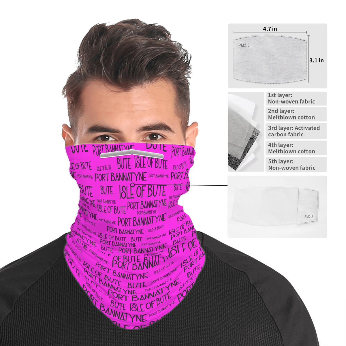 Isle of Bute Bandanas – Colourful Bute Designs | Free P&P Worldwide