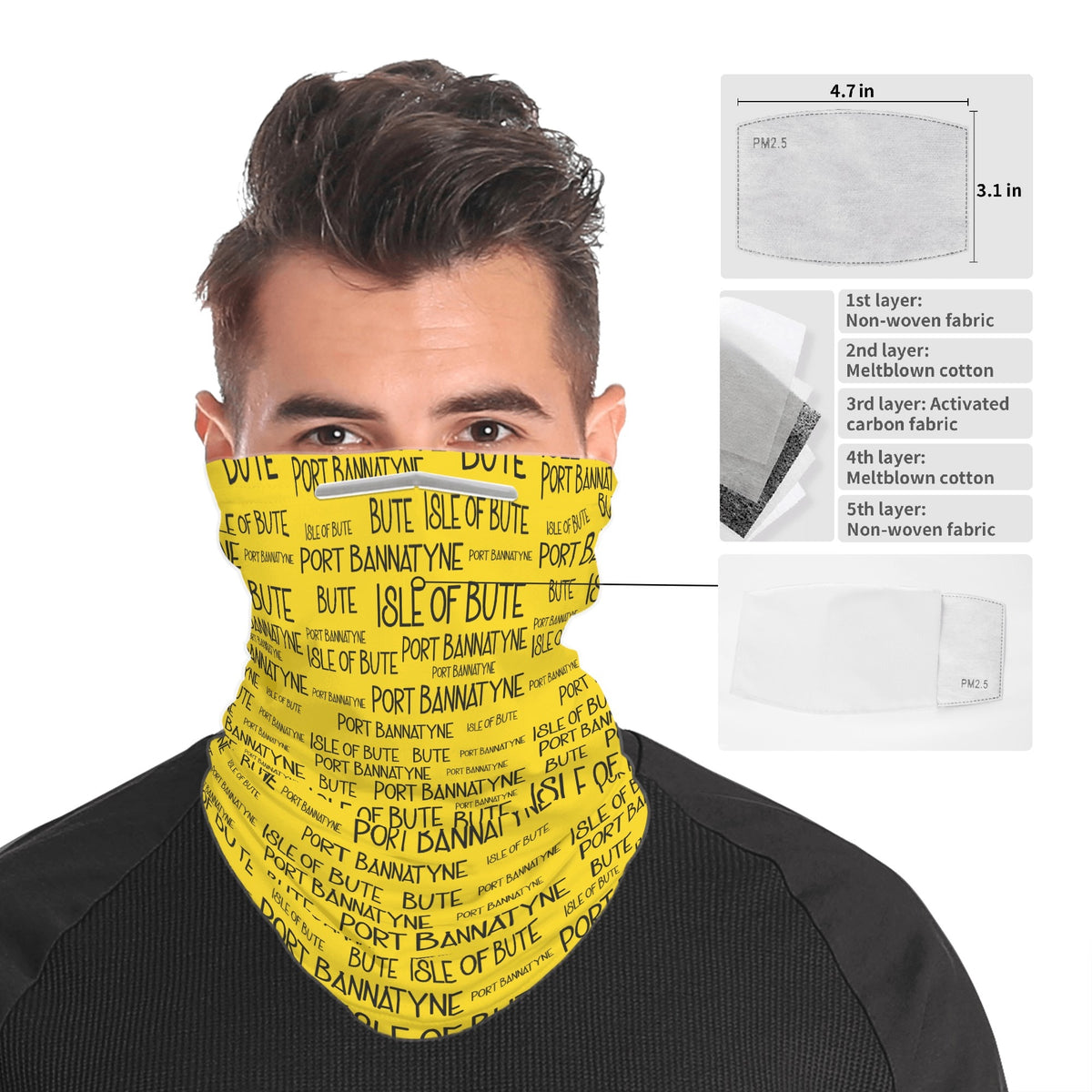 Isle of Bute Bandanas – Colourful Bute Designs | Free P&P Worldwide