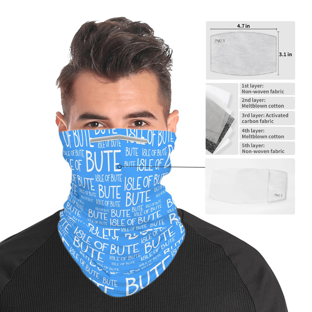 Isle of Bute Bandanas – Colourful Bute Designs | Free P&P Worldwide