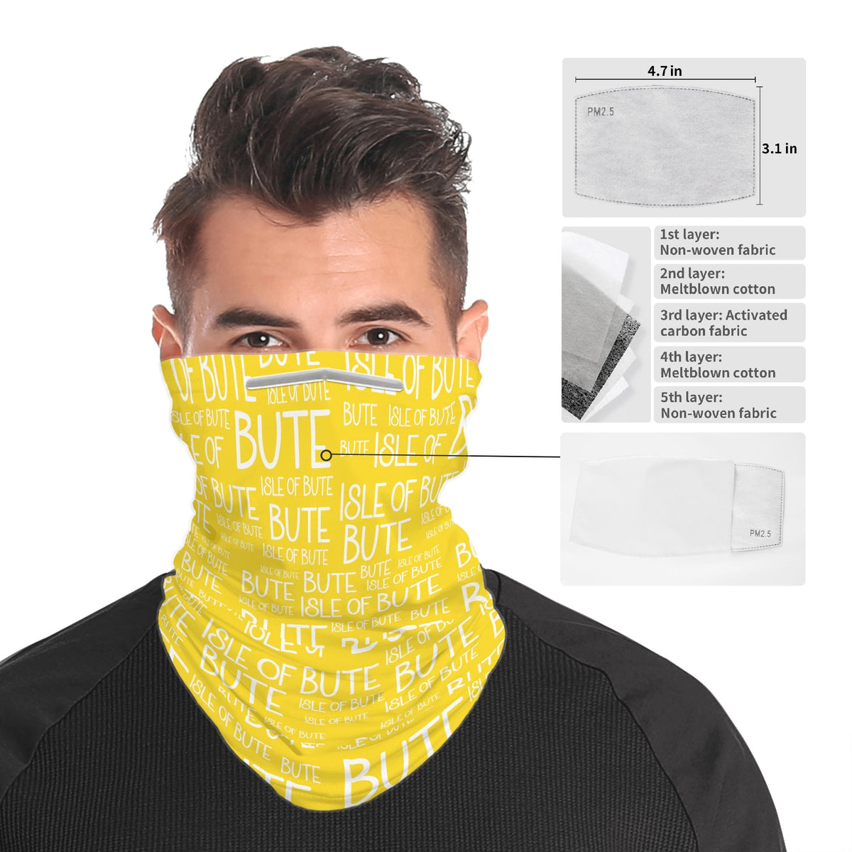 Isle of Bute Bandanas – Colourful Bute Designs | Free P&P Worldwide