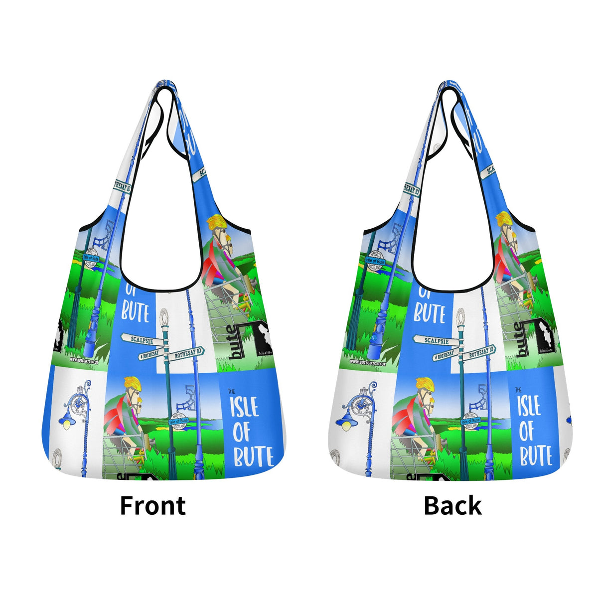 Isle of Bute - 3 Pack of Grocery Bag for Life - Free p&p worldwide