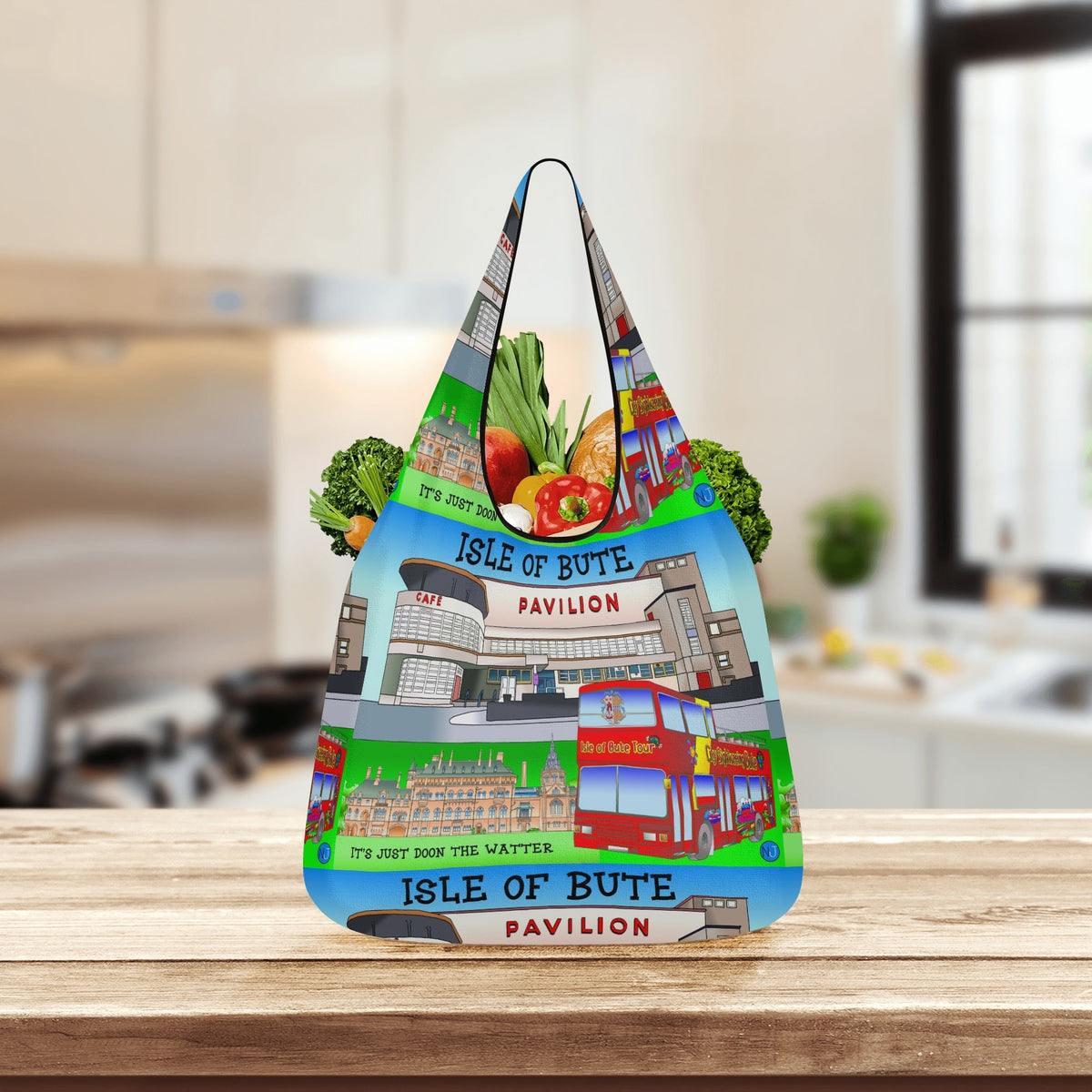 Isle of Bute - 3 Pack of Grocery Bag for Life - Free p&p worldwide