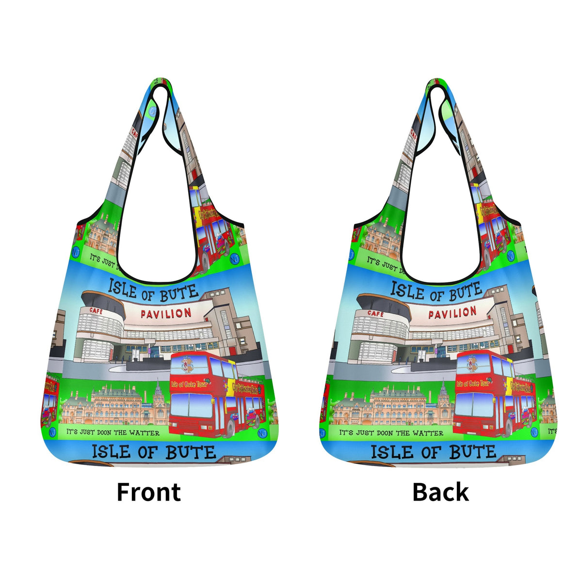 Isle of Bute - 3 Pack of Grocery Bag for Life - Free p&p worldwide