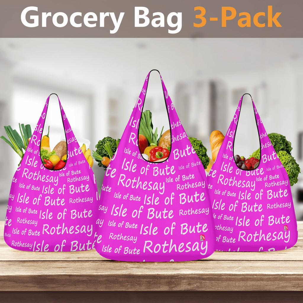 Rothesay, Isle of Bute - 3 Pack of Grocery Bag for Life - Free p&p worldwide