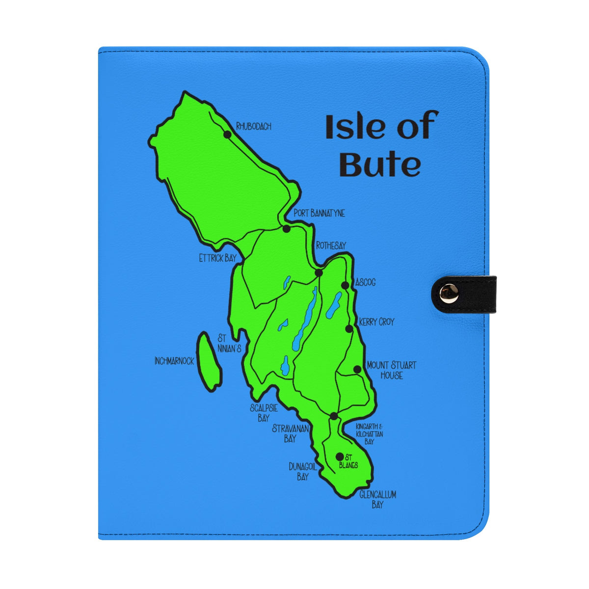 Isle of Bute Portfolio Organizer  - Free p&p Worldwide