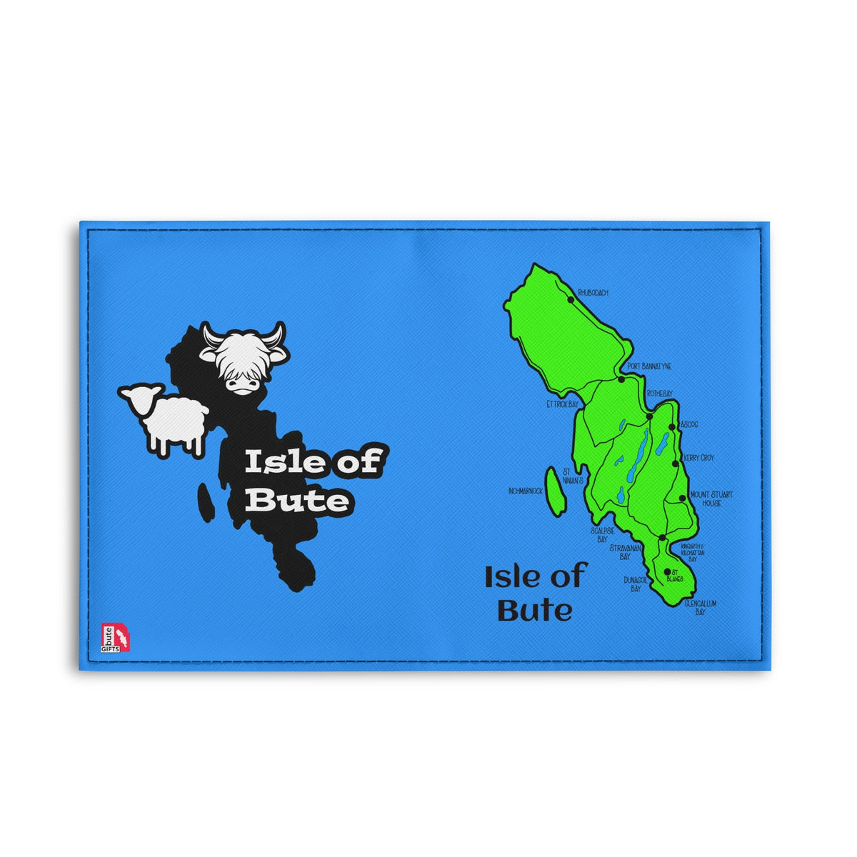 Isle of Bute Passport Cover - Free p&p Worldwide