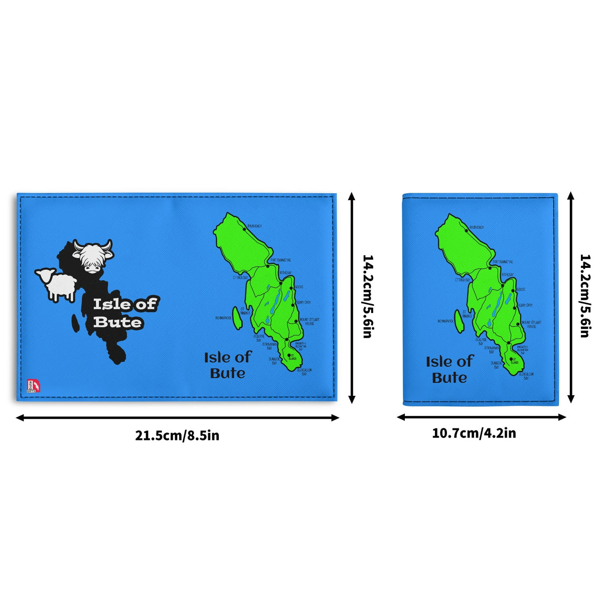 Isle of Bute Passport Cover - Free p&p Worldwide
