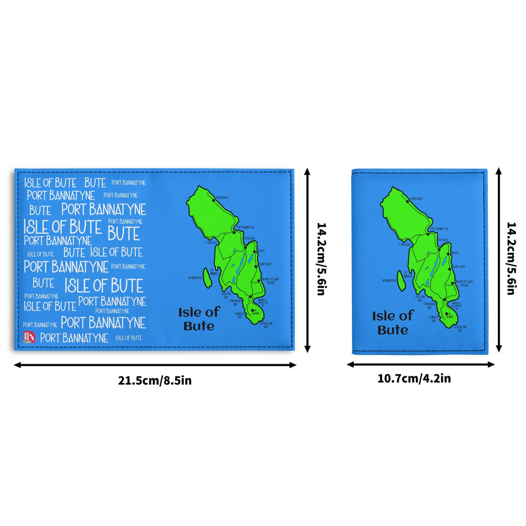 Isle of Bute Passport Cover - Free p&p Worldwide