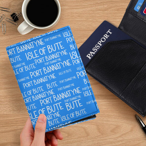 Isle of Bute Passport Cover - Free p&p Worldwide