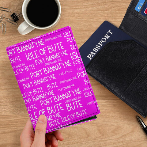 Isle of Bute Passport Cover - Free p&p Worldwide