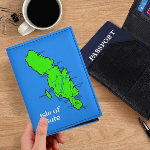 Isle of Bute Passport Cover - Free p&p Worldwide