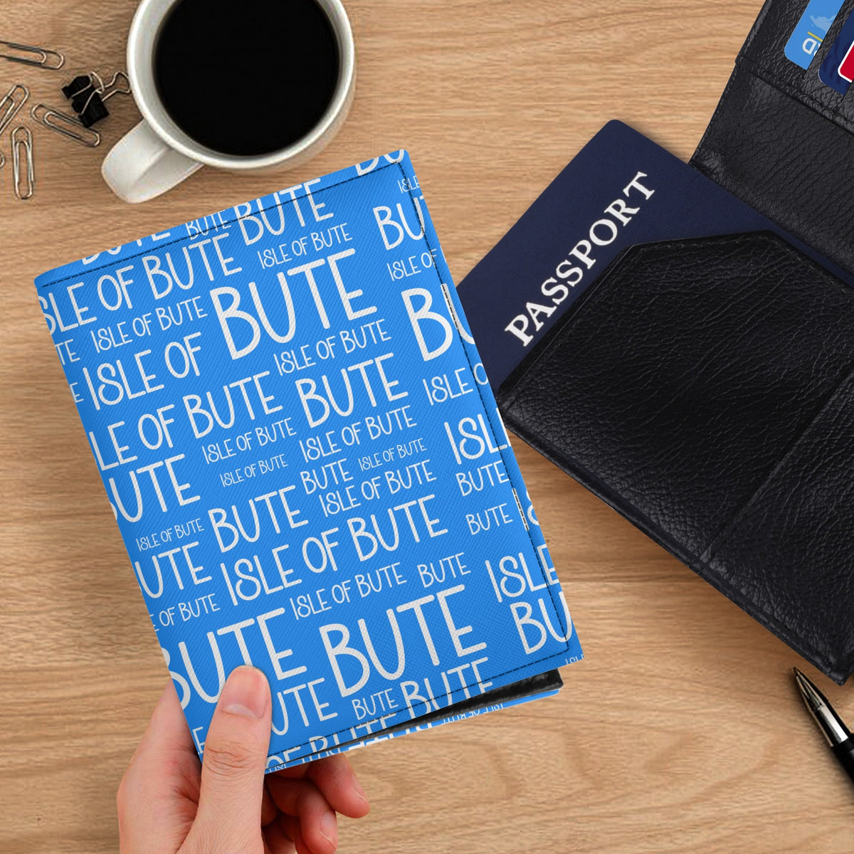 Isle of Bute Passport Cover - Free p&p Worldwide