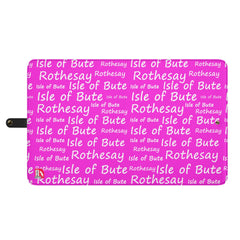 Isle of Bute Leather Portfolio Organizer with Clipboard for Paperwork and Students (with clip) - Free p&p Worldwide