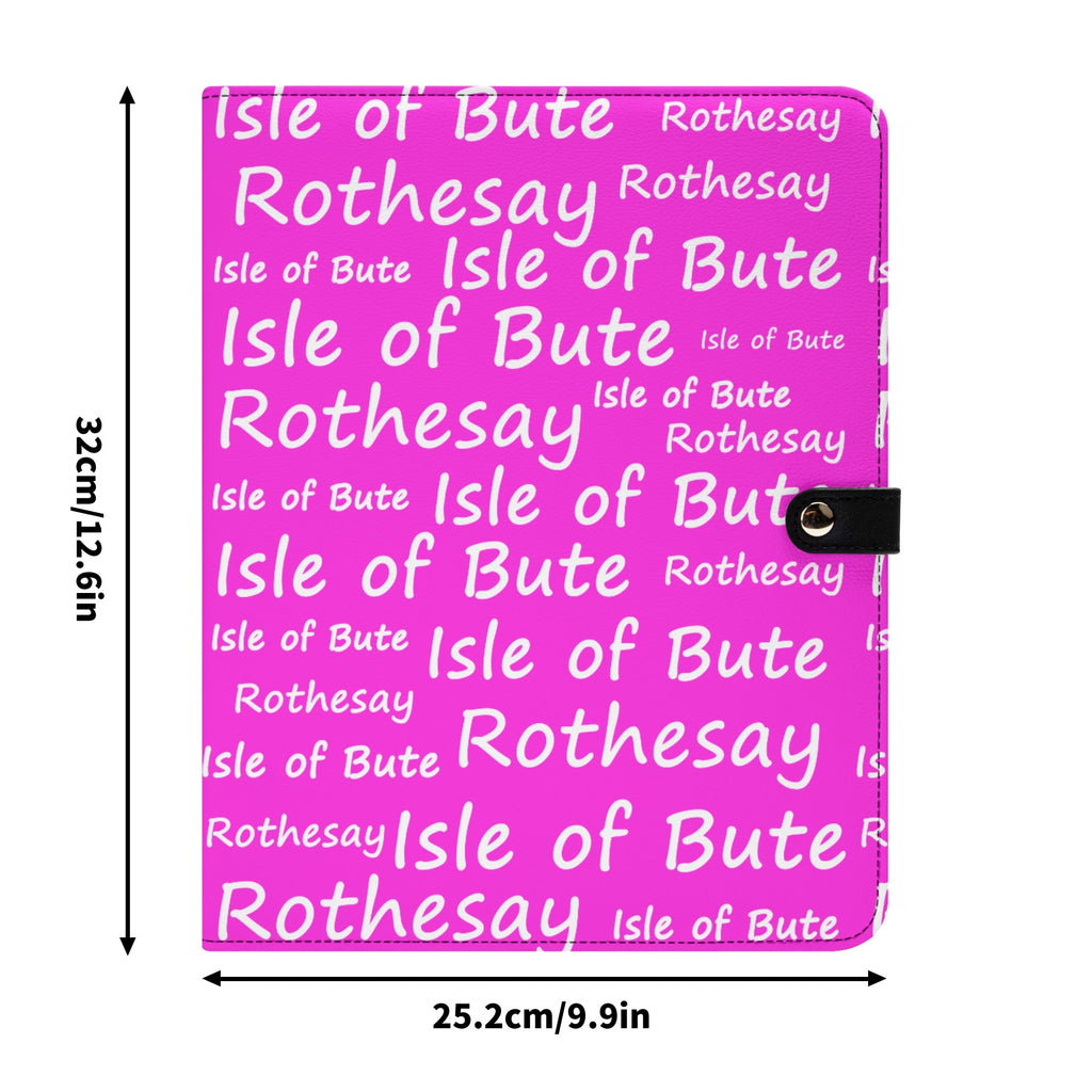 Isle of Bute Portfolio Organizer  - Free p&p Worldwide