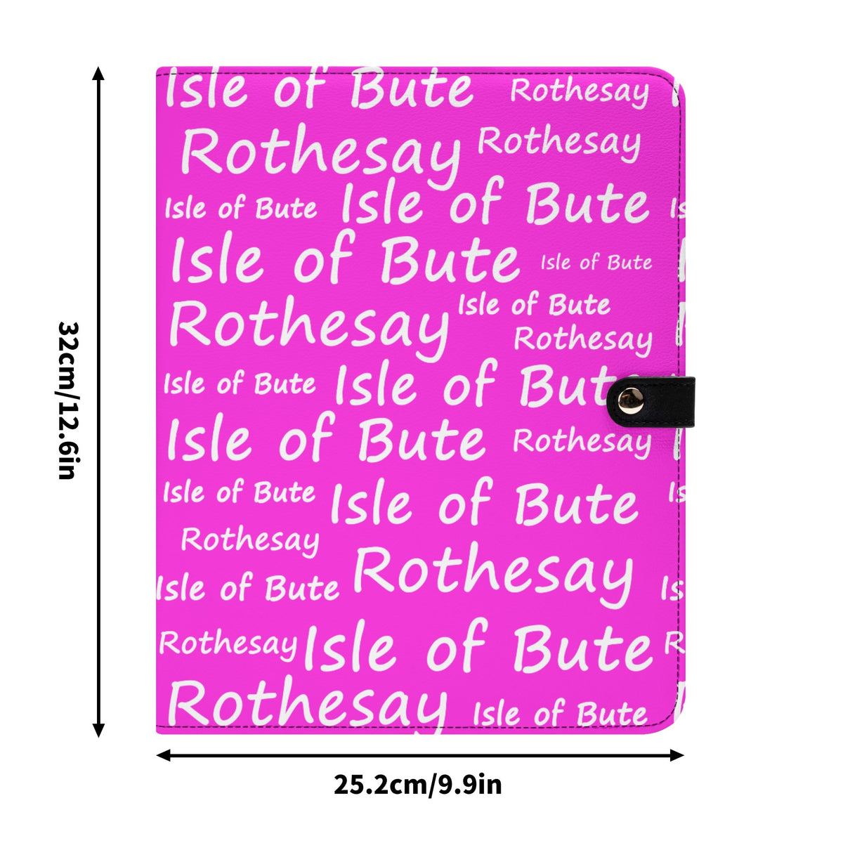 Isle of Bute Portfolio Organizer  - Free p&p Worldwide