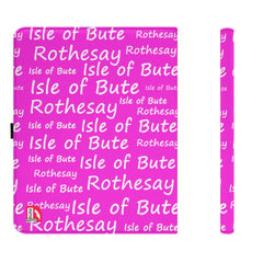 Isle of Bute Leather Portfolio Organizer with Clipboard for Paperwork and Students (with clip) - Free p&p Worldwide