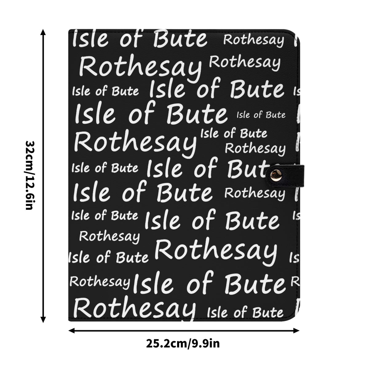 Isle of Bute Portfolio Organizer  - Free p&p Worldwide
